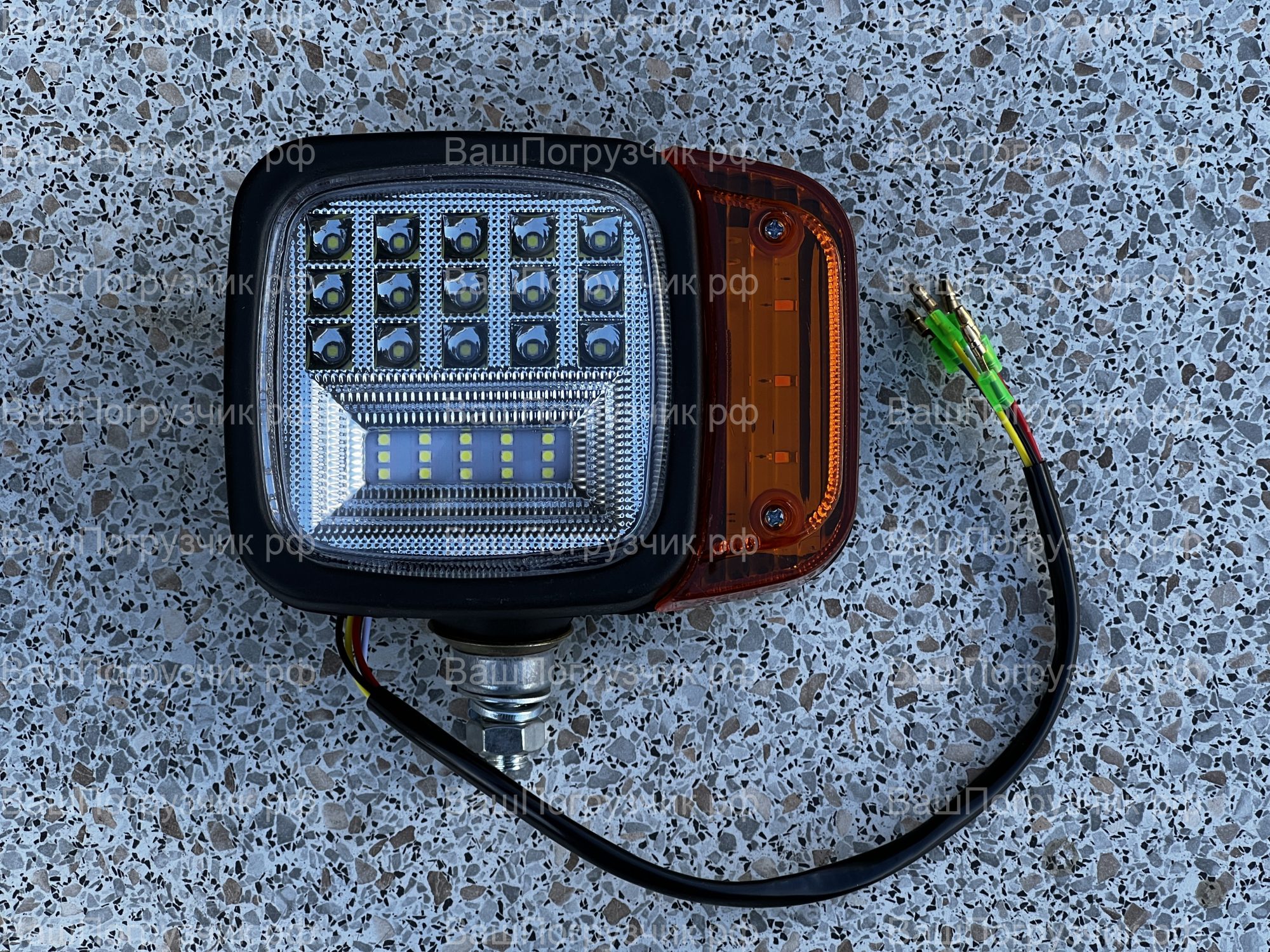 Фара для экскаватора погрузчика универсальная LED